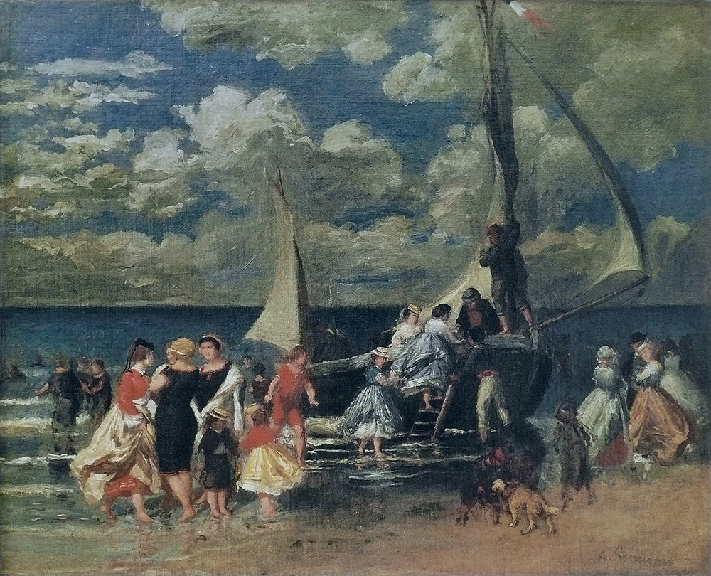 Pierre-Auguste Renoir The Return of the Boating Party, 1862 oil painting reproduction
