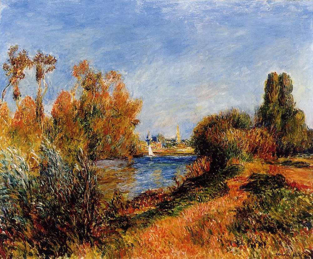 Pierre-Auguste Renoir The Seine at Argenteuil, 1888 oil painting reproduction