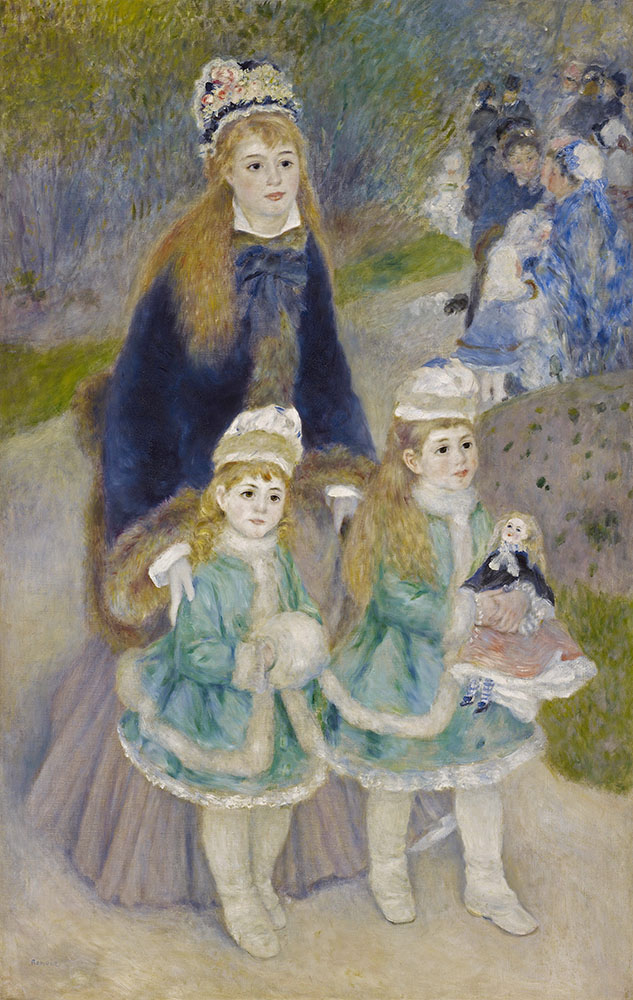 Pierre-Auguste Renoir The Walk, 1875 oil painting reproduction