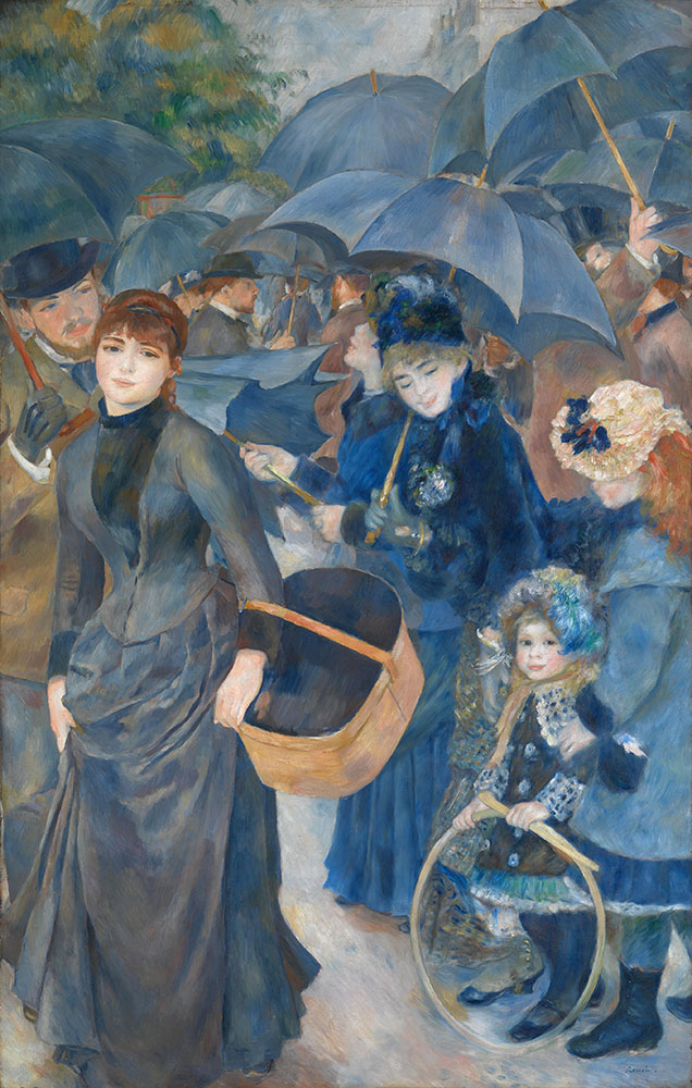 Pierre-Auguste Renoir Umbrellas, 1881-86 oil painting reproduction