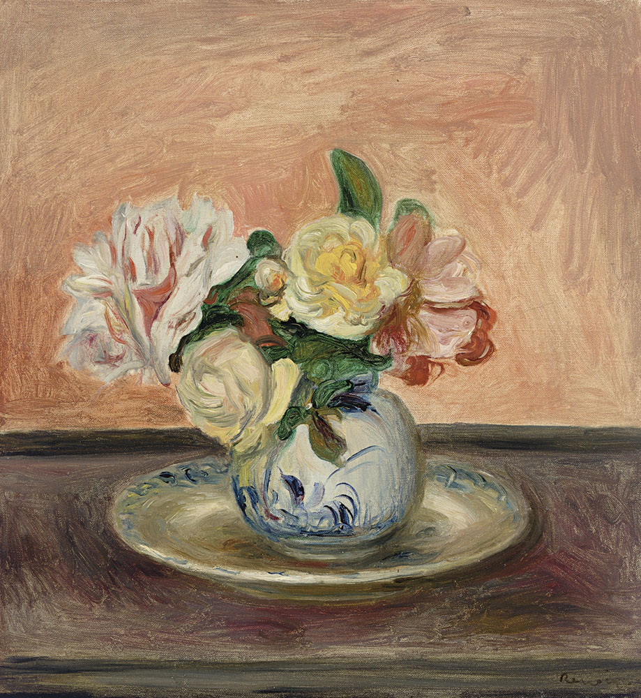 Pierre-Auguste Renoir Vase of Flowers, 1901 oil painting reproduction