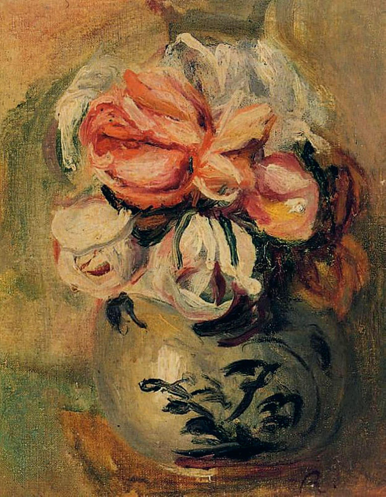 Pierre-Auguste Renoir Vase of Flowers oil painting reproduction