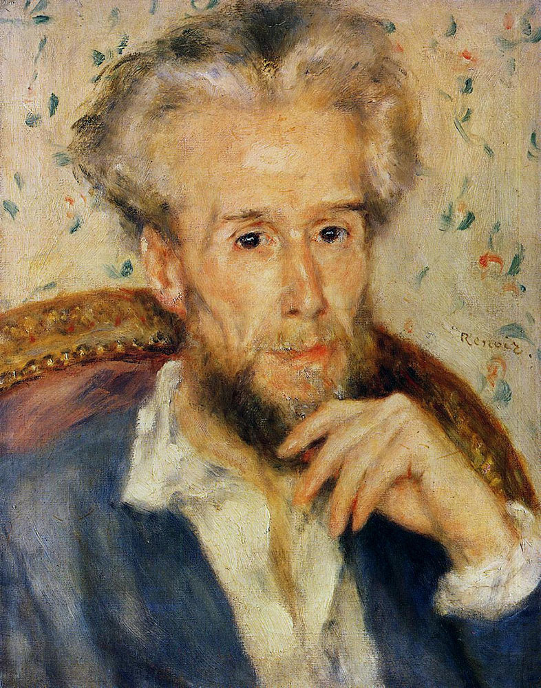 Pierre-Auguste Renoir Victor Chocquet, 1876 oil painting reproduction