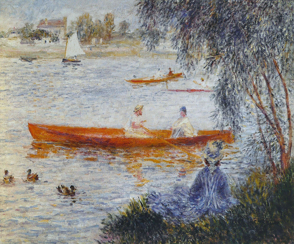 Pierre-Auguste Renoir Boating at Argenteuil, 1873 oil painting reproduction