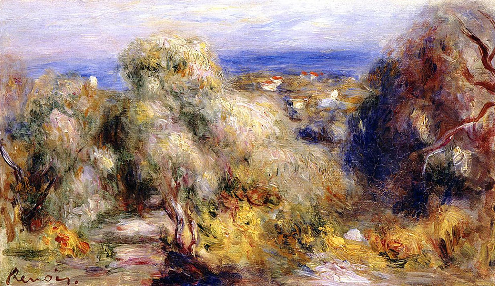 Pierre-Auguste Renoir View of Cannet, 1898 oil painting reproduction