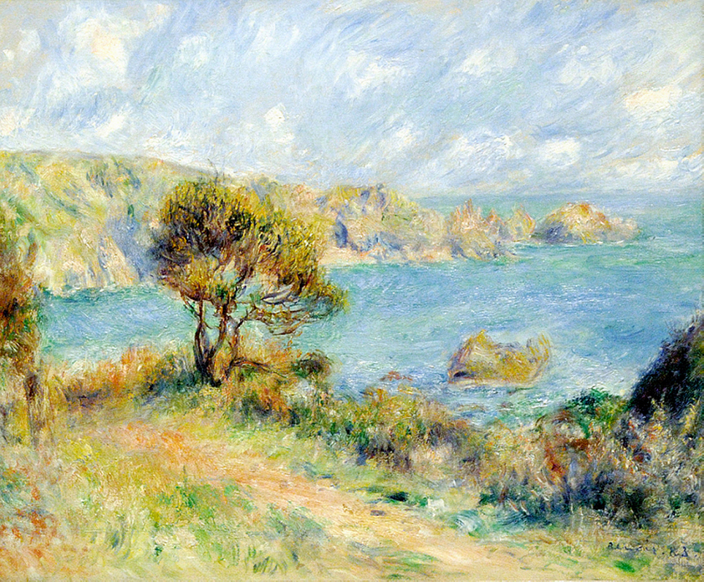 Pierre-Auguste Renoir View of Guernsey, 1883 oil painting reproduction