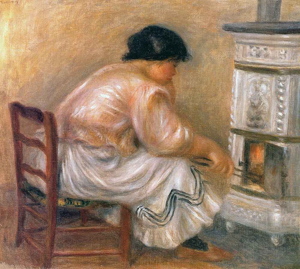 Pierre-Auguste Renoir Woman by the Stove, 1912 oil painting reproduction