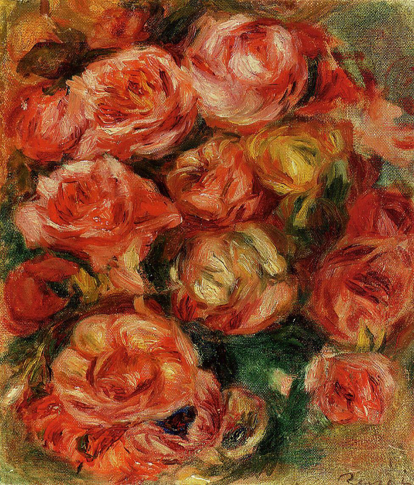 Pierre-Auguste Renoir Bouquet of Flowers, 1915 oil painting reproduction