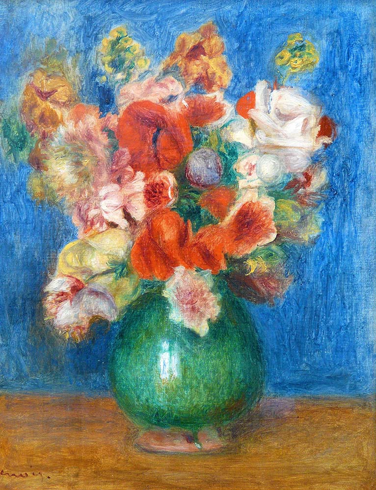 Pierre-Auguste Renoir Bouquet oil painting reproduction