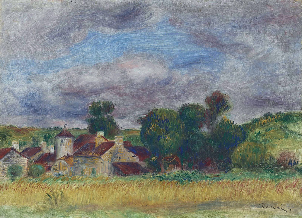 Pierre-Auguste Renoir Breton Landscape, 1892 oil painting reproduction
