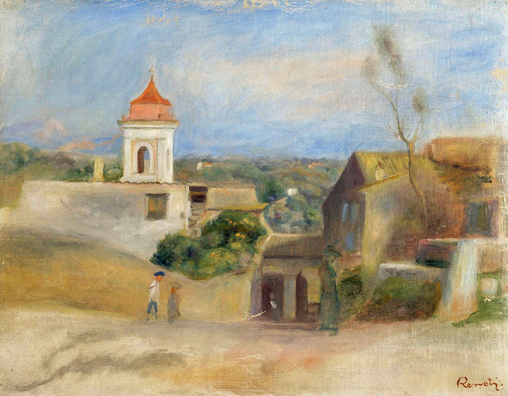 Pierre-Auguste Renoir Cagnes Landscape, 1899 oil painting reproduction