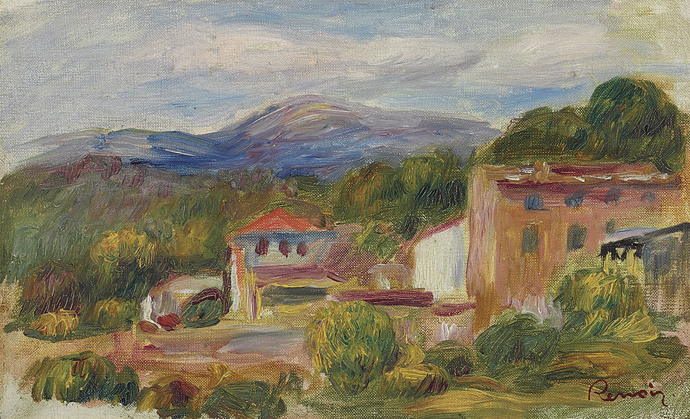 Pierre-Auguste Renoir Cagnes Landscape, 1904-10 oil painting reproduction
