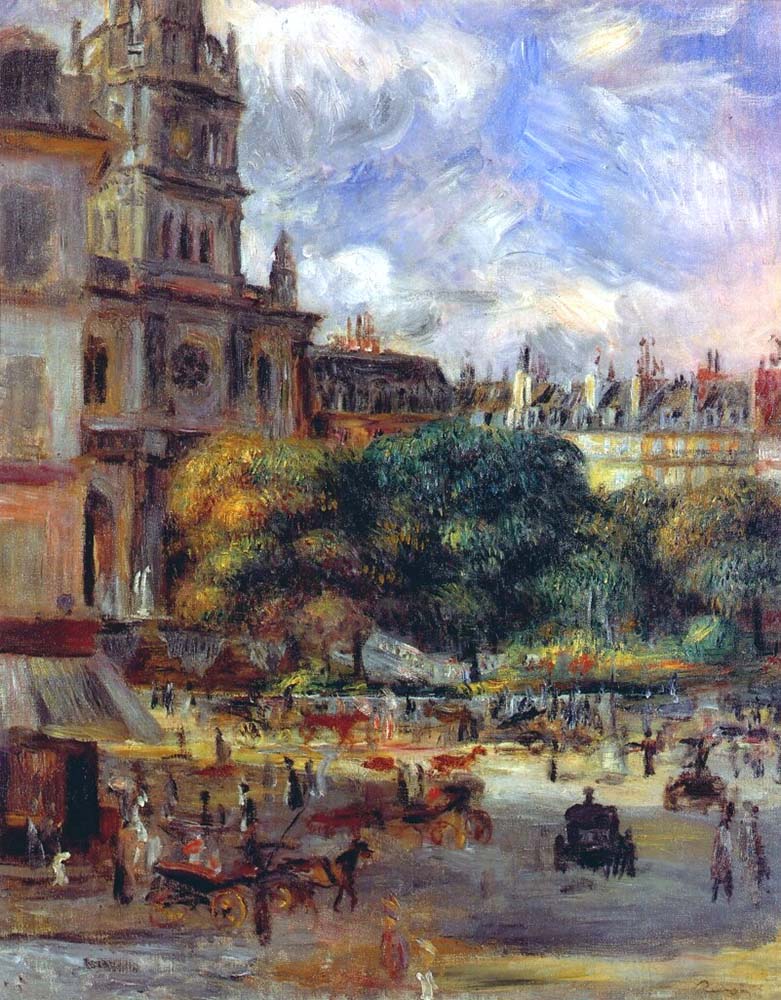Pierre-Auguste Renoir Church of the Holy Trinity in Paris, 1892-93 oil painting reproduction