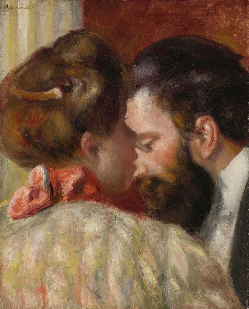 Pierre-Auguste Renoir Confidence, 1897 oil painting reproduction