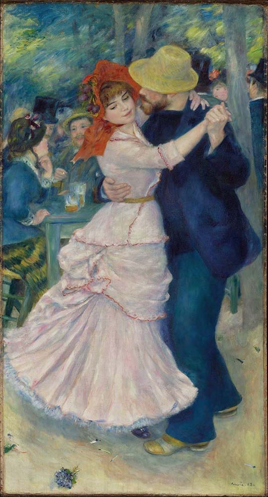 Pierre-Auguste Renoir Dance at Bougival, 1883 oil painting reproduction