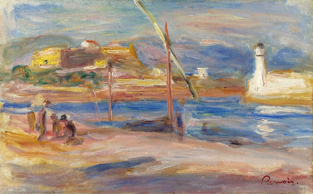 Pierre-Auguste Renoir Fort Carre et Phare d'Antibes, 1916 oil painting reproduction