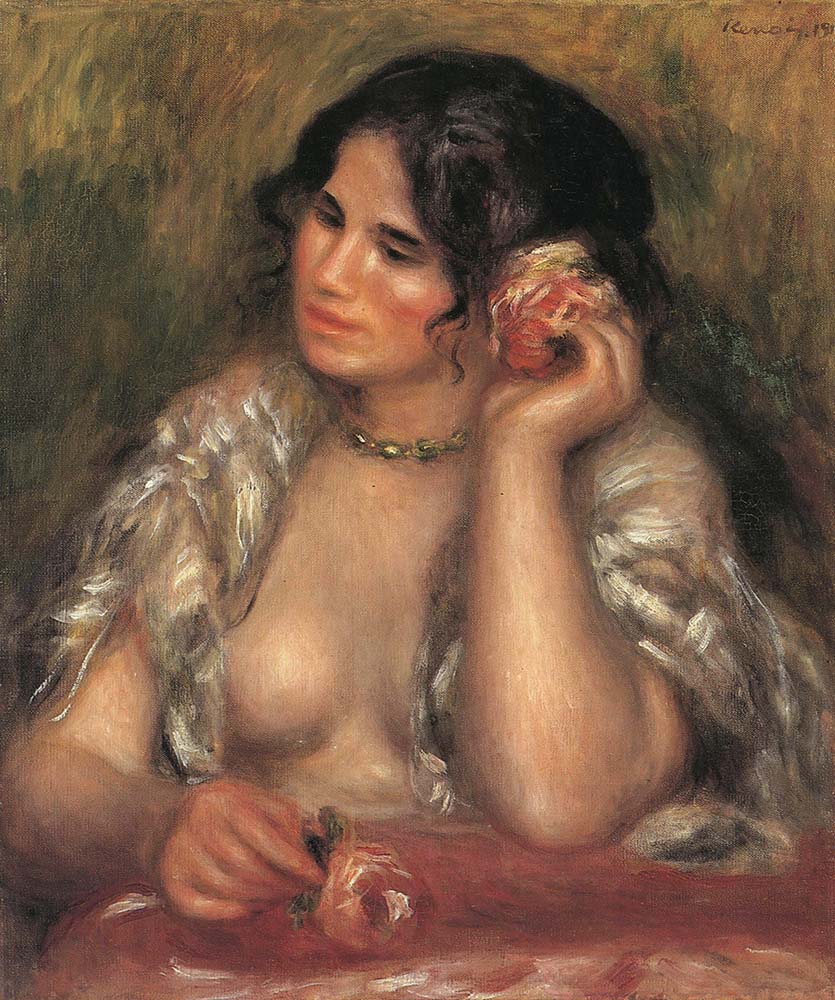 Pierre-Auguste Renoir Gabrielle with a Rose, 1911 oil painting reproduction