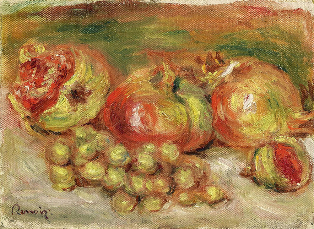 Pierre-Auguste Renoir Granates and Grapes oil painting reproduction