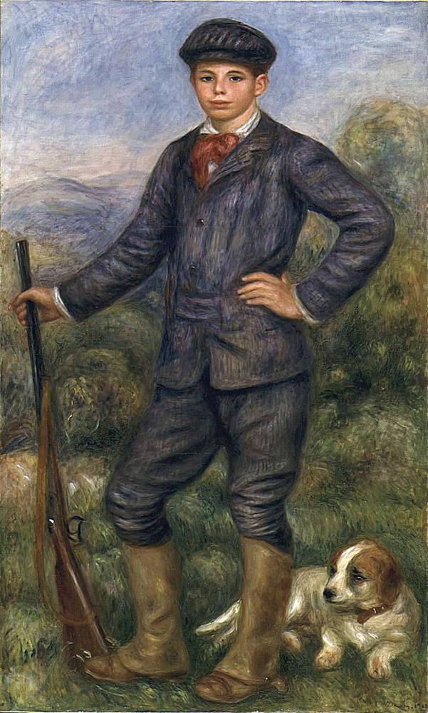 Pierre-Auguste Renoir Jean Renoir as a Hunter, 1910 oil painting reproduction
