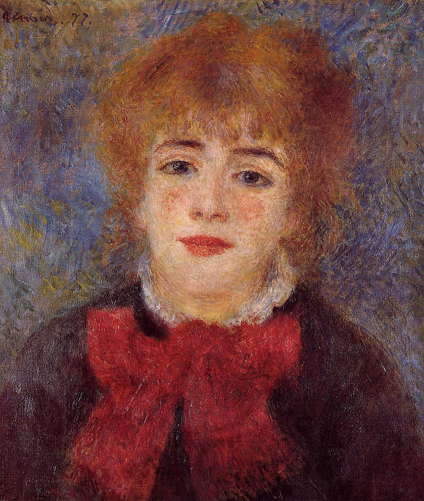 Pierre-Auguste Renoir Jeanne Samary, 1877 oil painting reproduction