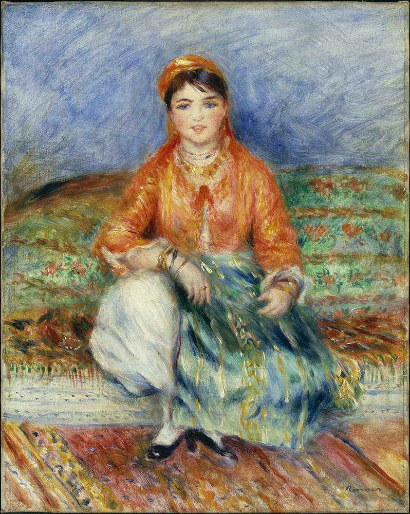 Pierre-Auguste Renoir Algerian Girl, 1881 oil painting reproduction