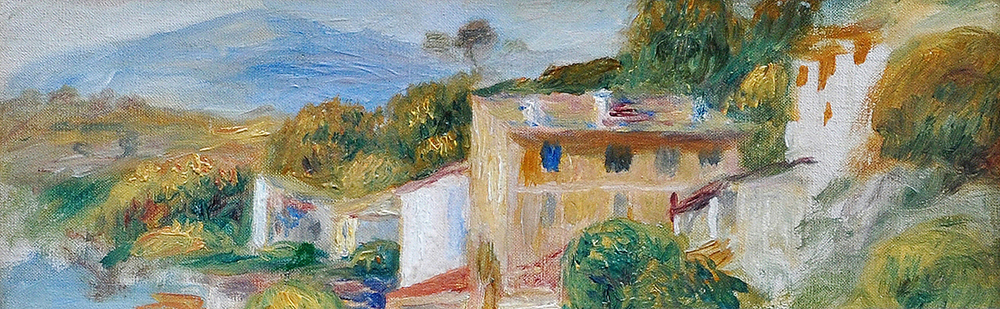 Pierre-Auguste Renoir Landscape in Provence, 1904 oil painting reproduction