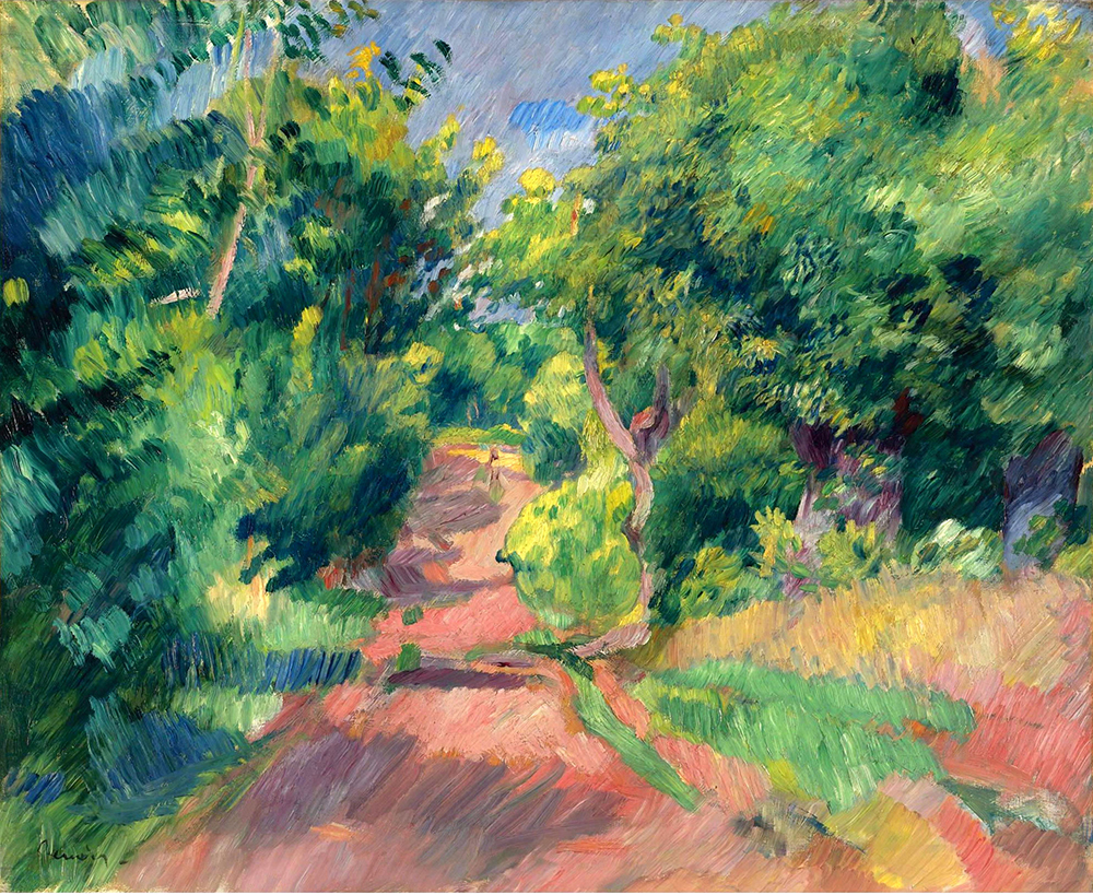 Pierre-Auguste Renoir Landscape near Varengeville, 1885 oil painting reproduction