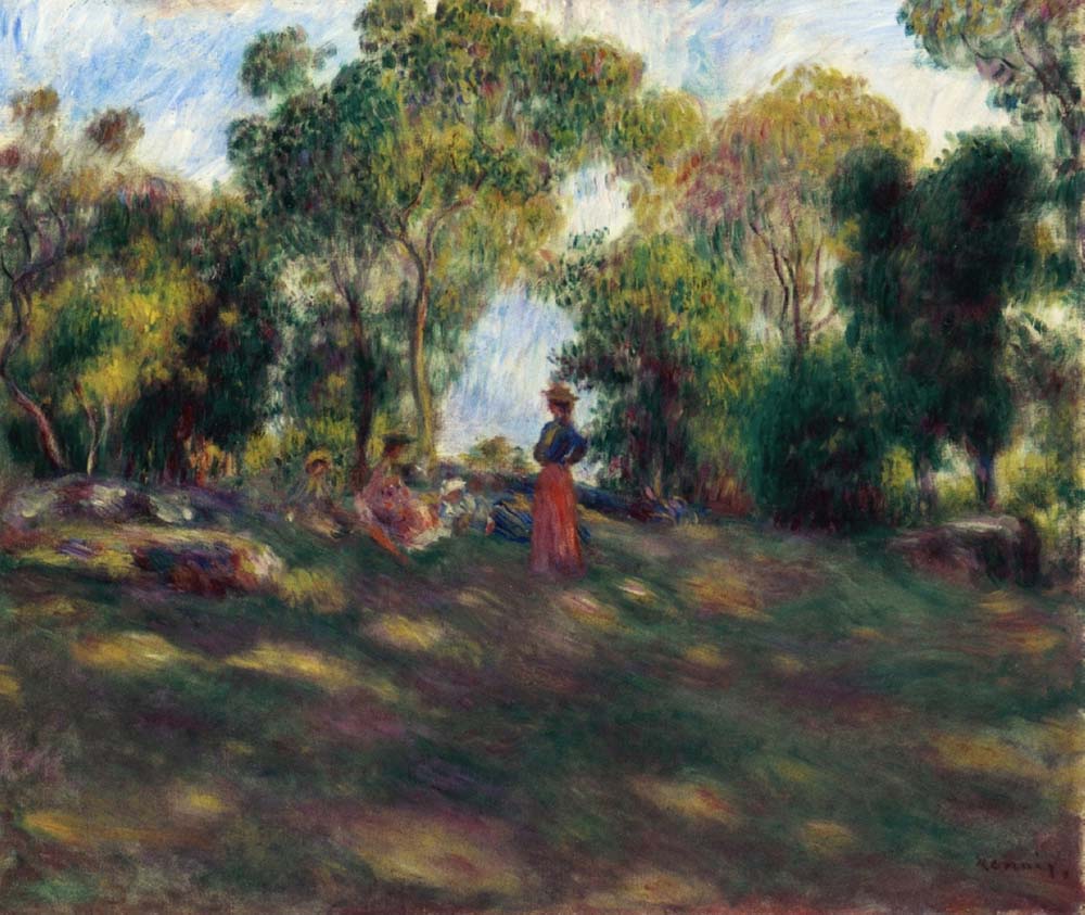 Pierre-Auguste Renoir Landscape, 1881 oil painting reproduction
