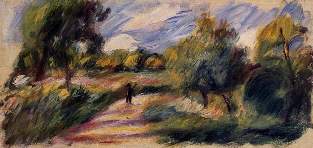 Pierre-Auguste Renoir Landscape, 1890 oil painting reproduction