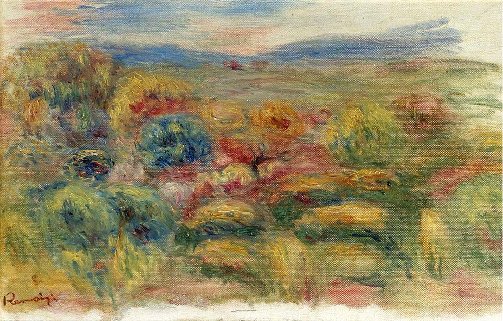 Pierre-Auguste Renoir Landscape, 1906-10 oil painting reproduction