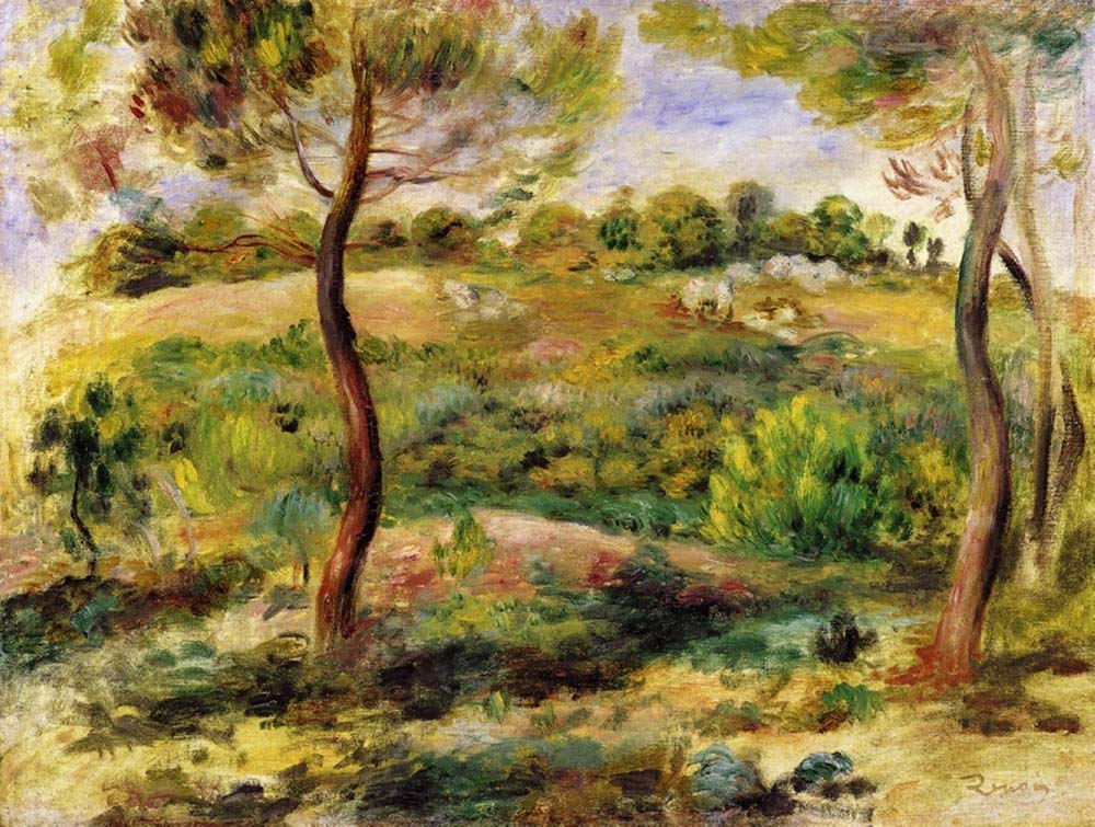 Pierre-Auguste Renoir Landscape, 1915 oil painting reproduction