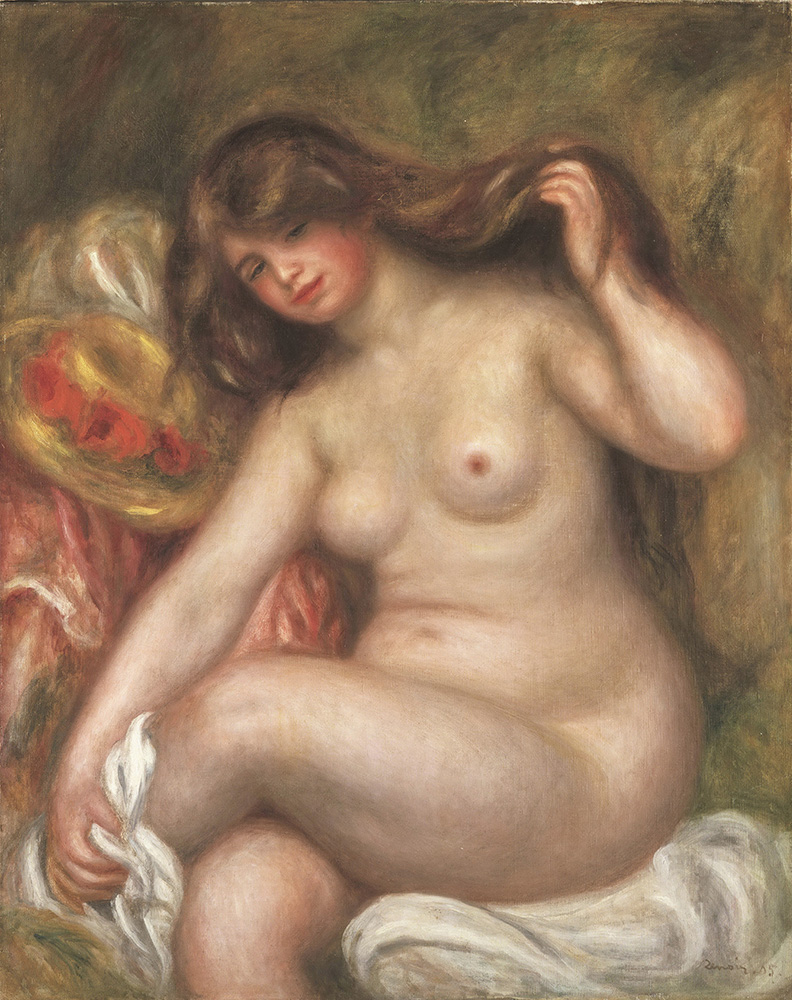 Pierre-Auguste Renoir Large Bather with Crossed Legs, 1904 03 oil painting reproduction