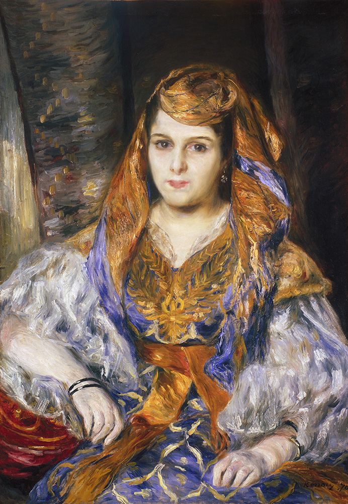 Pierre-Auguste Renoir Madame Clemetine Valensi Stora (L'Algerienne), 1870 oil painting reproduction