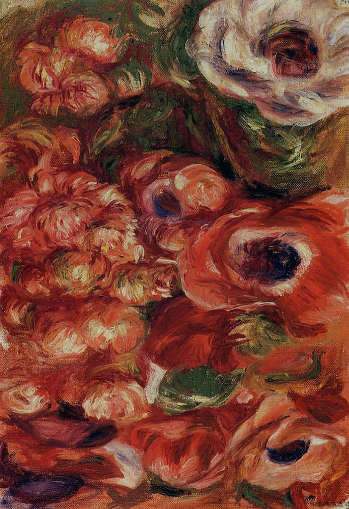 Pierre-Auguste Renoir Anemones 04 oil painting reproduction