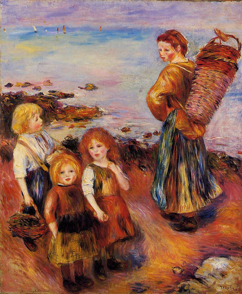 Pierre-Auguste Renoir Mussel Fisherman - 1879 oil painting reproduction