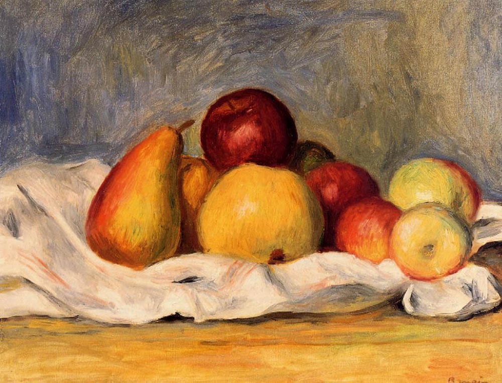 Pierre-Auguste Renoir Pears and Apples, 1890 oil painting reproduction