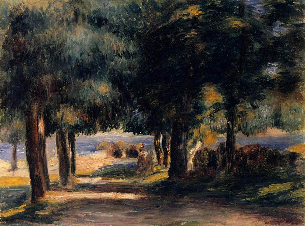 Pierre-Auguste Renoir Pine Wood on the Cote d'Azur, 1885 oil painting reproduction
