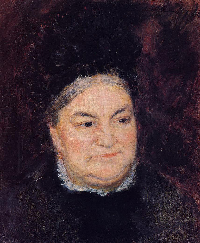 Pierre-Auguste Renoir Portrait of an Old Woman (also known as Madame le Coeur), 1878 oil painting reproduction