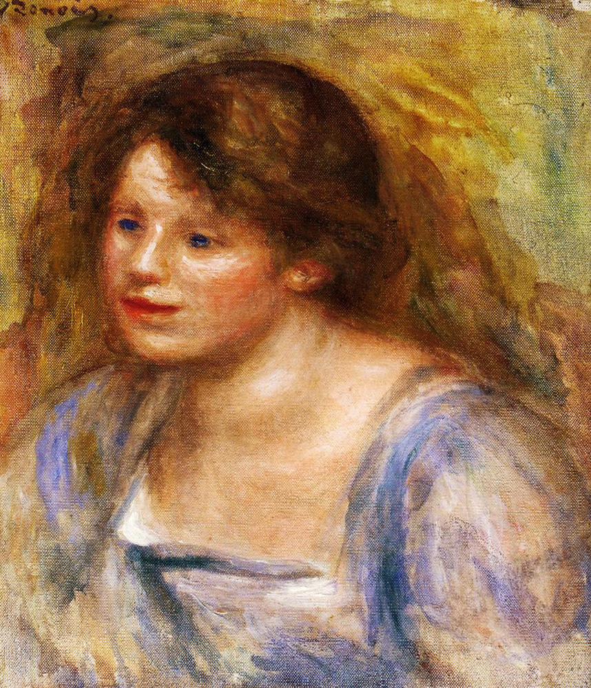 Pierre-Auguste Renoir Portrait of Lucienne, 1918 oil painting reproduction