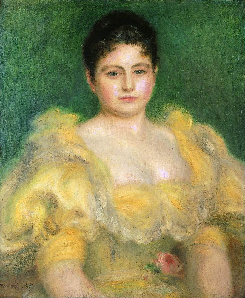 Pierre-Auguste Renoir Portrait of Madame Stephen Pichon, 1895 oil painting reproduction