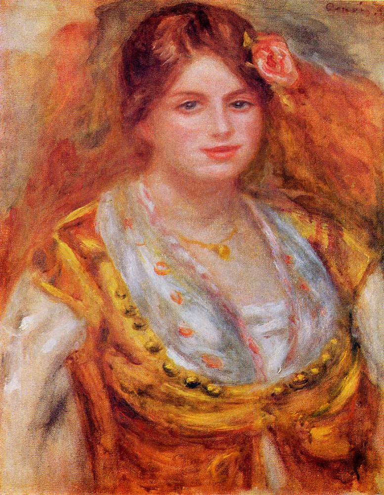 Pierre-Auguste Renoir Portrait of Mademoiselle Francois oil painting reproduction