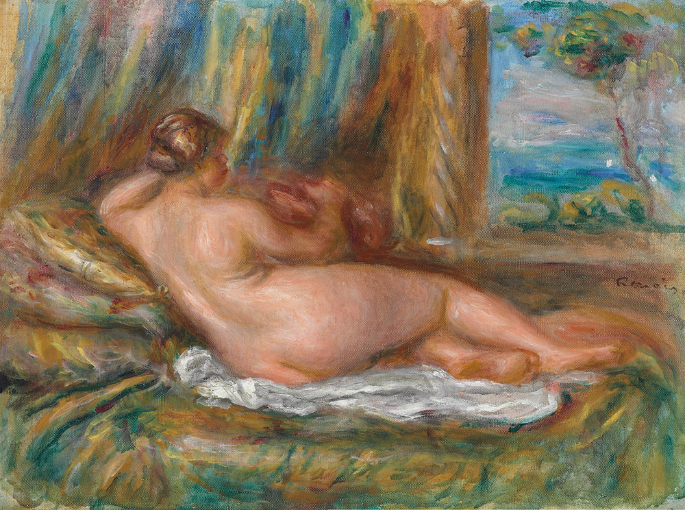 Pierre-Auguste Renoir Reclining Nude, 1914 oil painting reproduction