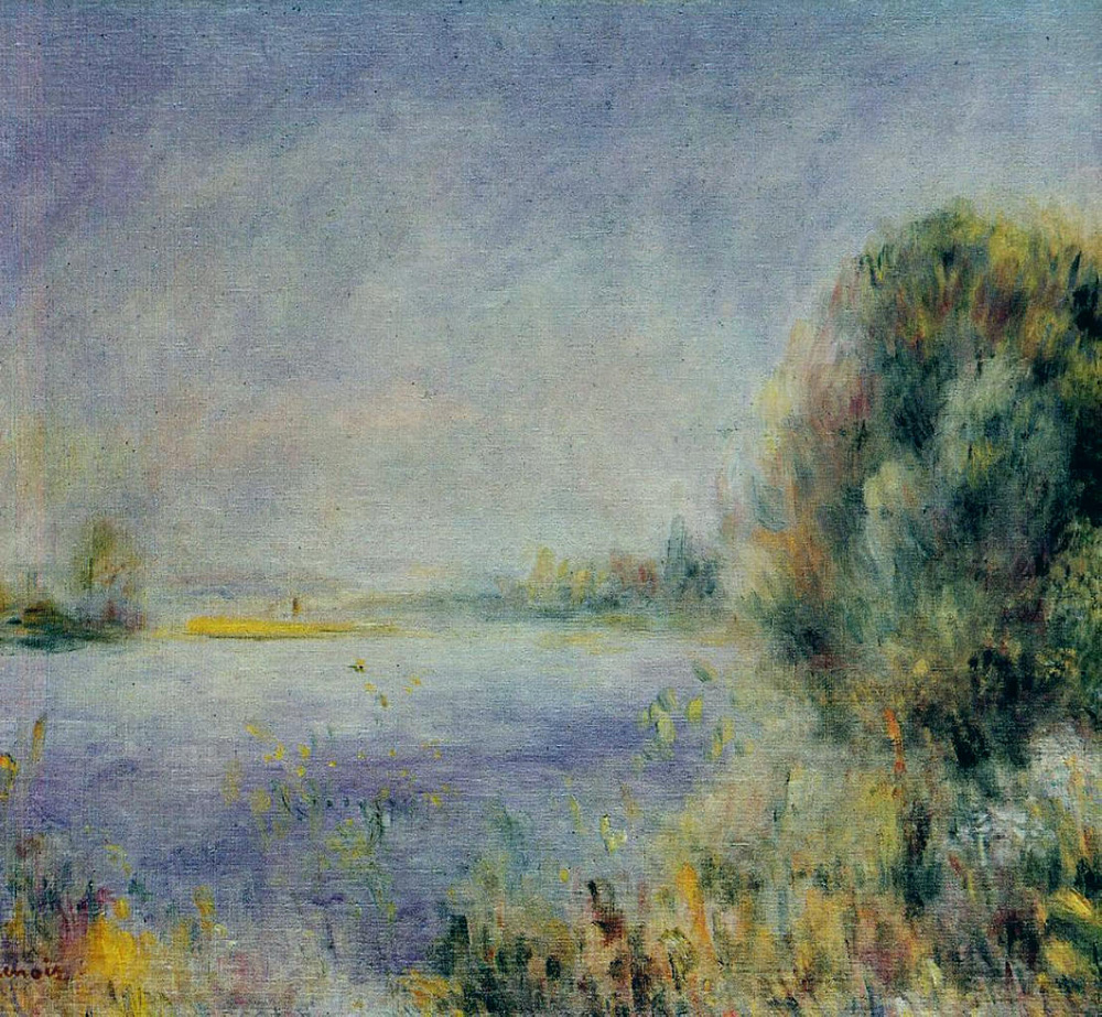 Pierre-Auguste Renoir Banks of the River, 1874-76 oil painting reproduction
