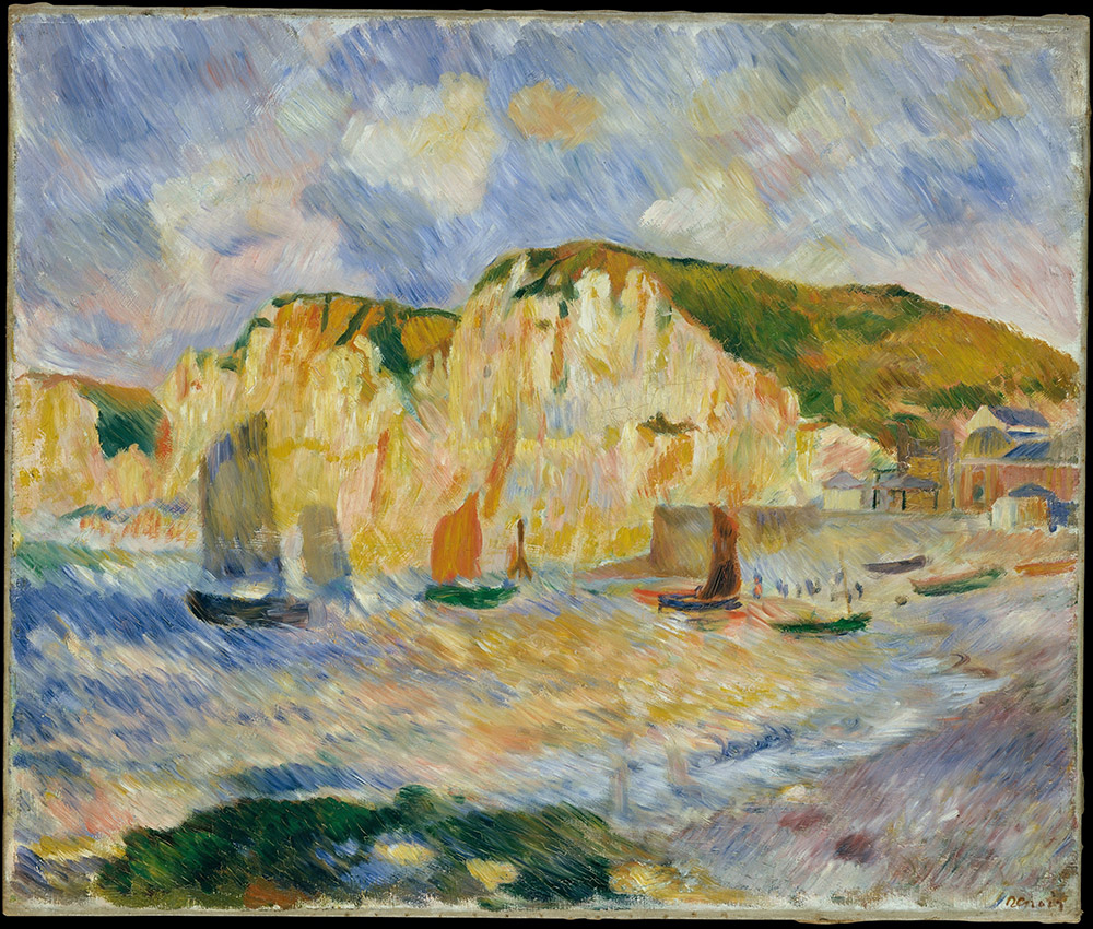 Pierre-Auguste Renoir Sea and Cliffs, 1883 oil painting reproduction