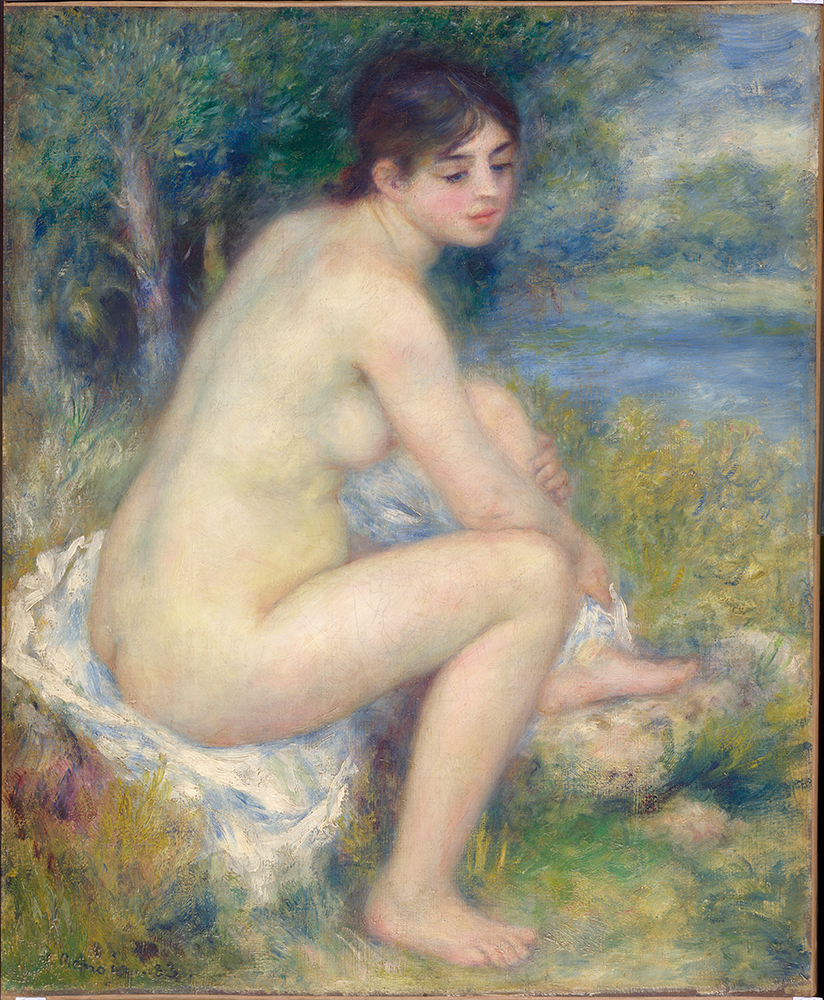 Pierre-Auguste Renoir Seated Bather 2, 1883 oil painting reproduction