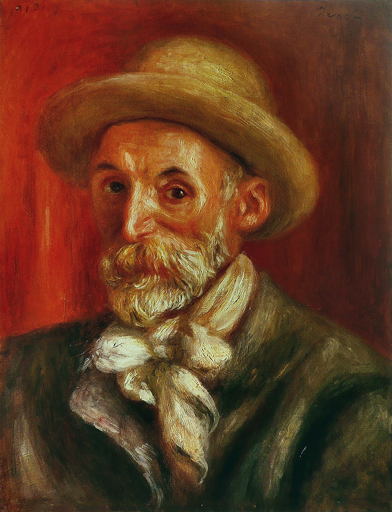Pierre-Auguste Renoir Self Portrait, 1910 oil painting reproduction