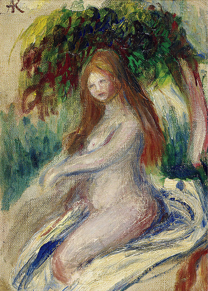 Pierre-Auguste Renoir Bather 01 oil painting reproduction