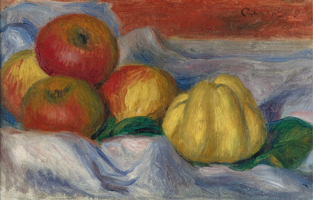 Pierre-Auguste Renoir Still Life with Apples and Quince oil painting reproduction