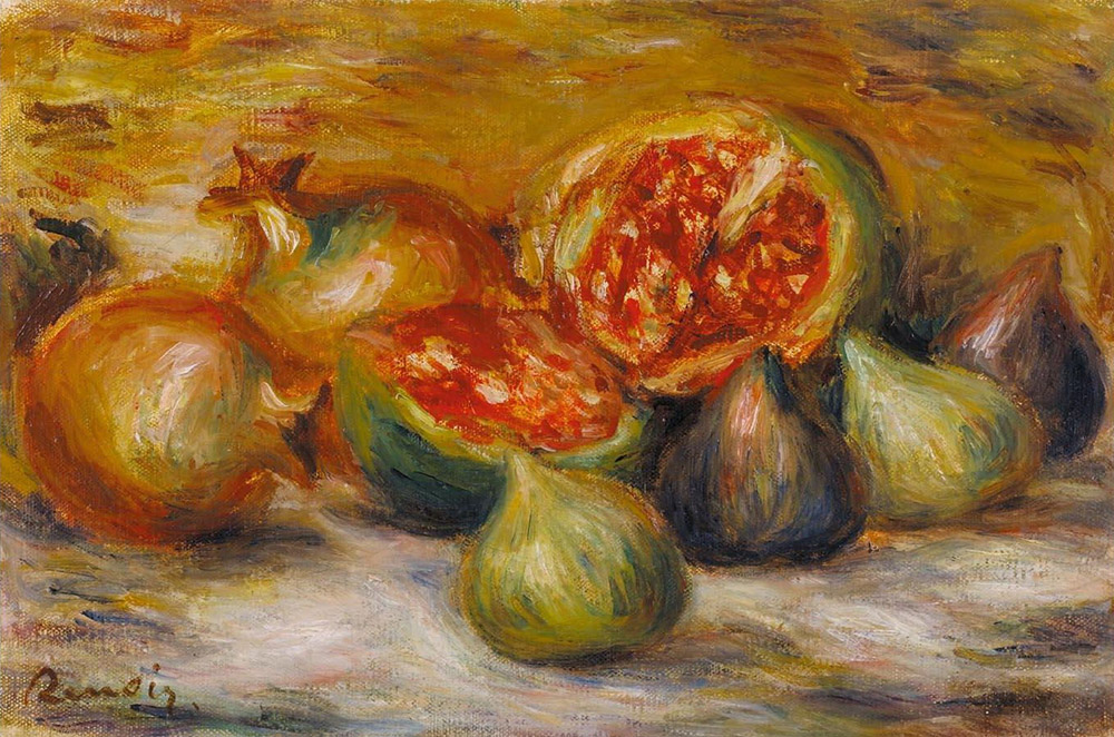 Pierre-Auguste Renoir Still Life with Figs oil painting reproduction