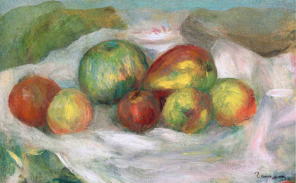 Pierre-Auguste Renoir Still Life with Pears oil painting reproduction